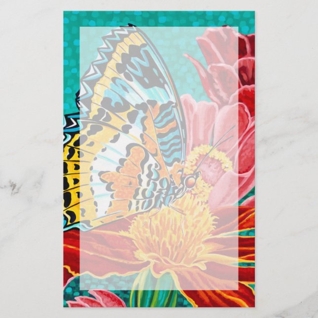 Poised Butterfly I Stationery (Front)
