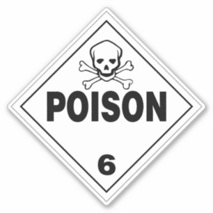 Poison 6 Label