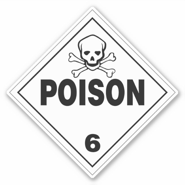 Poison 6 Label (Front)