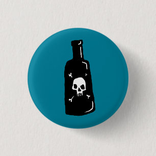 Poison Bottle 3 Cm Round Badge