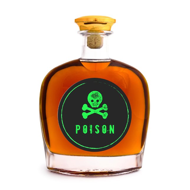 Poison Bottle - Alcohol bottle label for Halloween (Creator Uploaded)