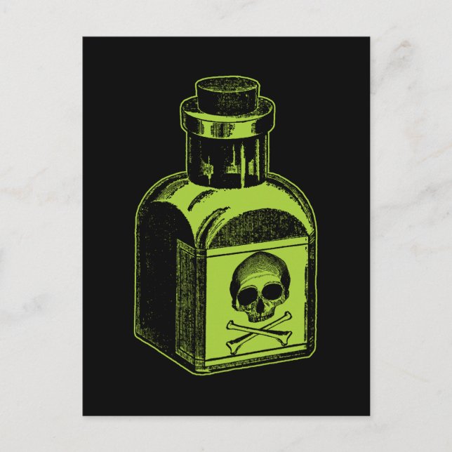 Poison Bottle Postcard (Front)