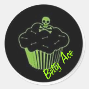 Poison Cupcake Sticker