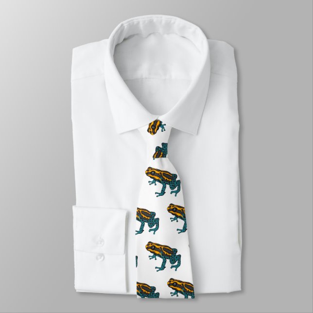 Poison dart frog cartoon illustration  tie (Tied)