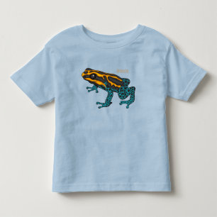 Poison dart frog cartoon illustration  toddler T-Shirt