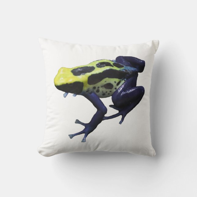 Poison Dart Frog Cushion (Front)