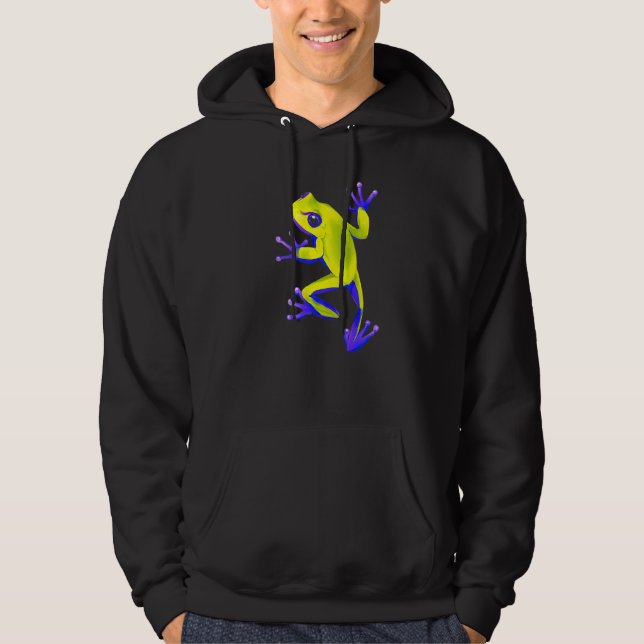 Poison Dart Frog Frogs Hoodie (Front)