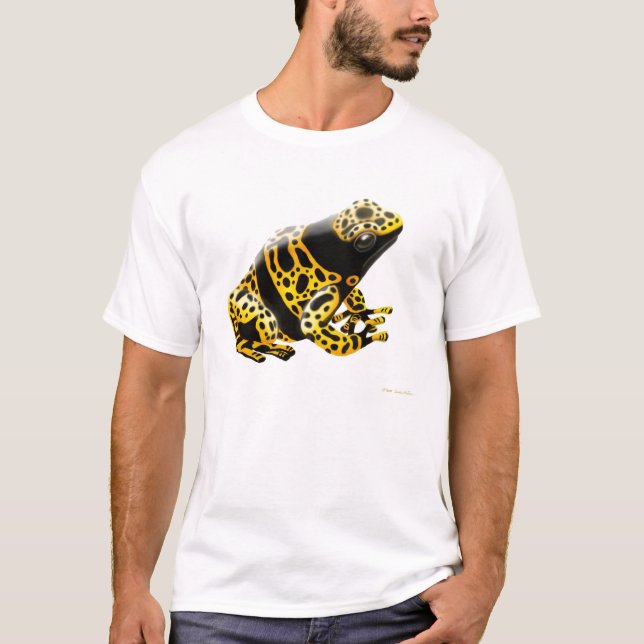 Poison Dart Frog Leucomelas T-Shirt (Front)