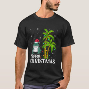 Poison Dart Frog Lovers Men Women Xmas Tree Lights T-Shirt