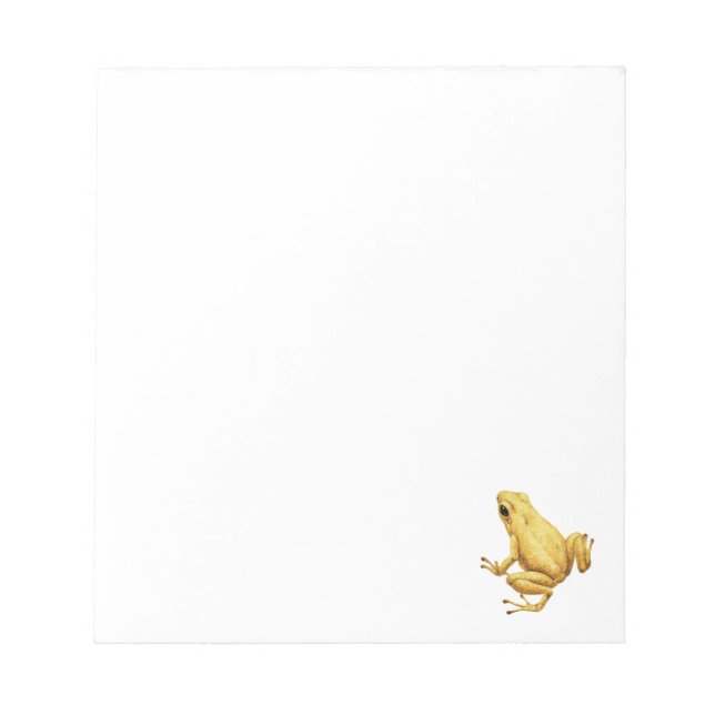 Poison dart frog notepad (Front)