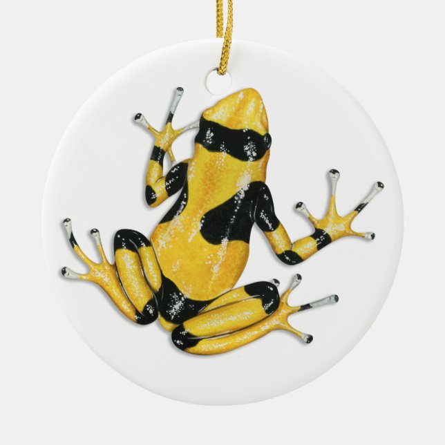 Poison Dart Frog Ornament (Front)