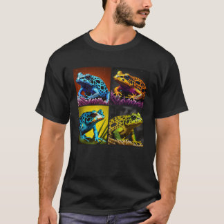 Poison Dart Frog Pop Illustration Colourful Animal T-Shirt