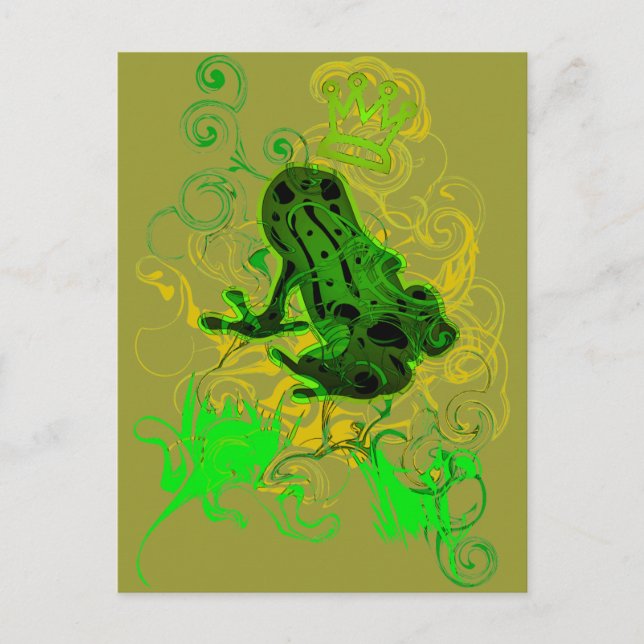 Poison_dart_frog Postcard (Front)