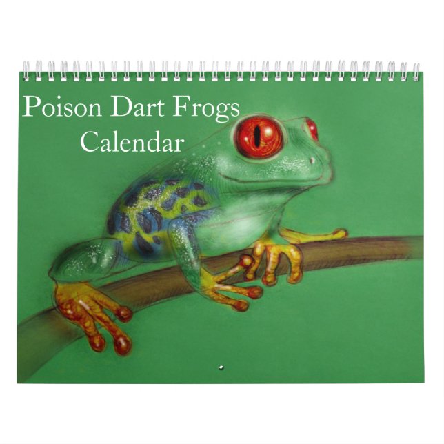 Poison dart frogs calendar 2026 (Cover)