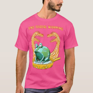 Poison Dart Frogs Cartoon Eco Save Planet Global W T-Shirt