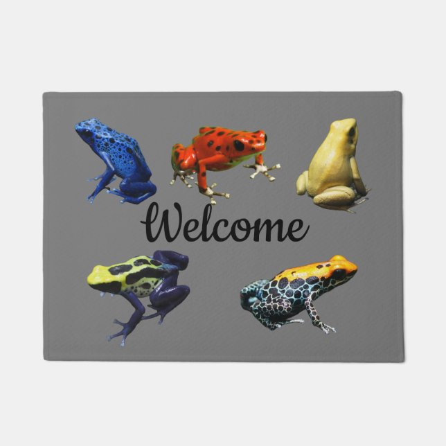 Poison Dart Frogs Doormat (Front)