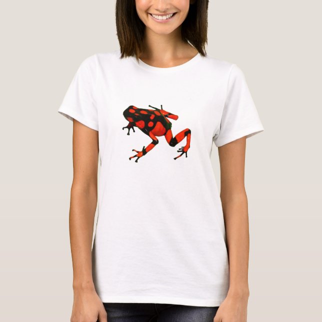 poison fart frog womens tee shirts frog shirt (Front)