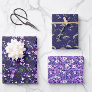 Poison Garden Purple Collection Wrapping Paper Sheet