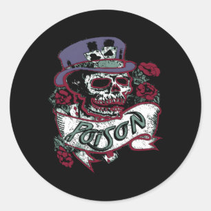 Poison Greatest Hits Classic Round Sticker