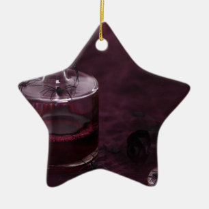 poison halloween ceramic tree decoration