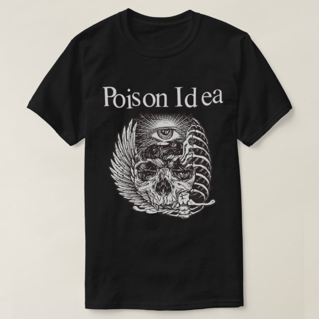 Poison Idea Portland band Rock music Legend Hallow T-Shirt (Design Front)