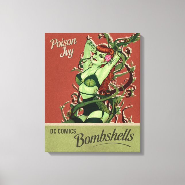 Poison Ivy Bombshell Canvas Print (Front)