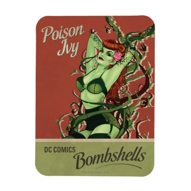 Poison Ivy Bombshell Magnet (Vertical)
