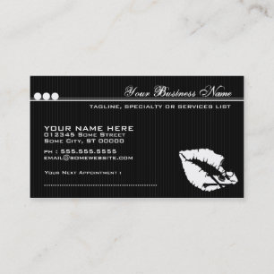 poison lips appointment card