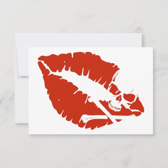 poison lips invitation (Front)