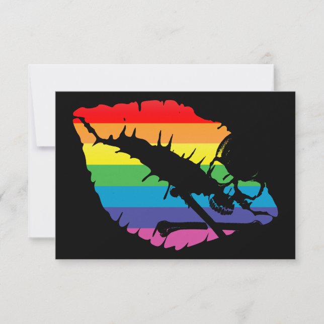 poison lips invitation (Front)