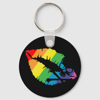 poison lips key ring