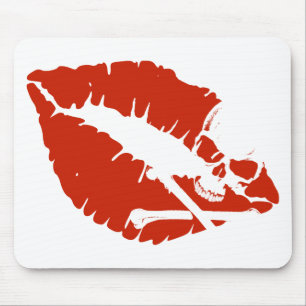 poison lips mouse mat