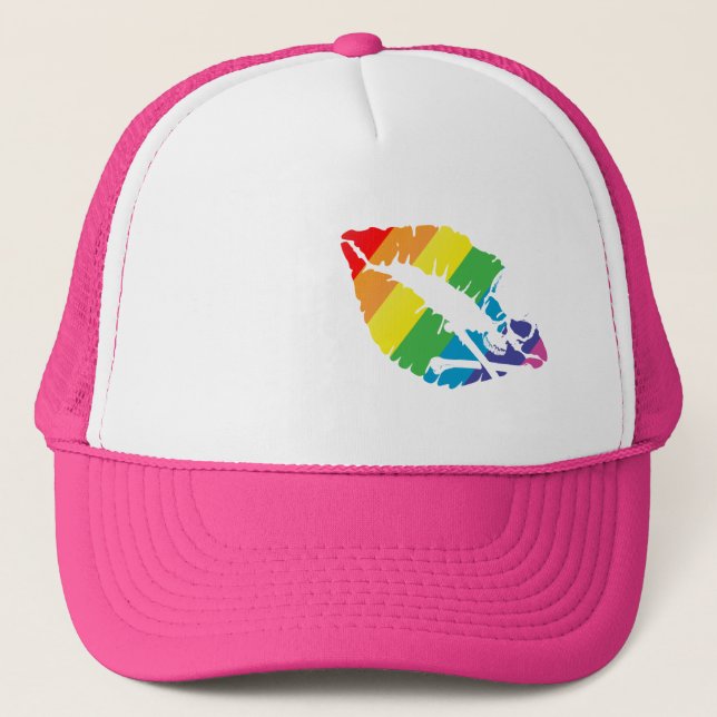 poison lips trucker hat (Front)