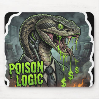 Poison Logic – Lies Profit Snake Politician Mouse Mat