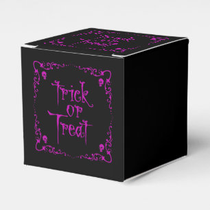Poison Purple Trick or Treat Favour Box
