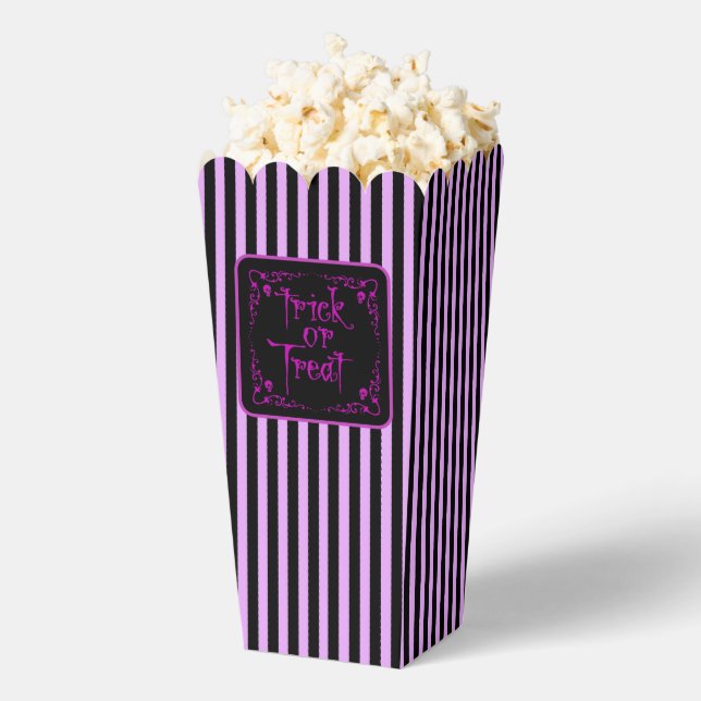Poison Purple Trick or Treat  Favour Box (Popped)
