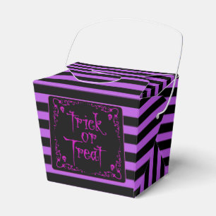 Poison Purple Trick or Treat Favour Box