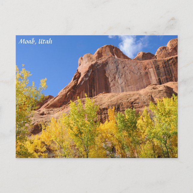 Poison Spider Mesa in the Fall - Moab Postcard (Front)