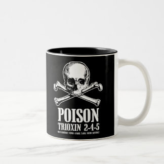 Poison Zombie Trioxin 3-4-5 Dawn of the Dead Two-Tone Coffee Mug