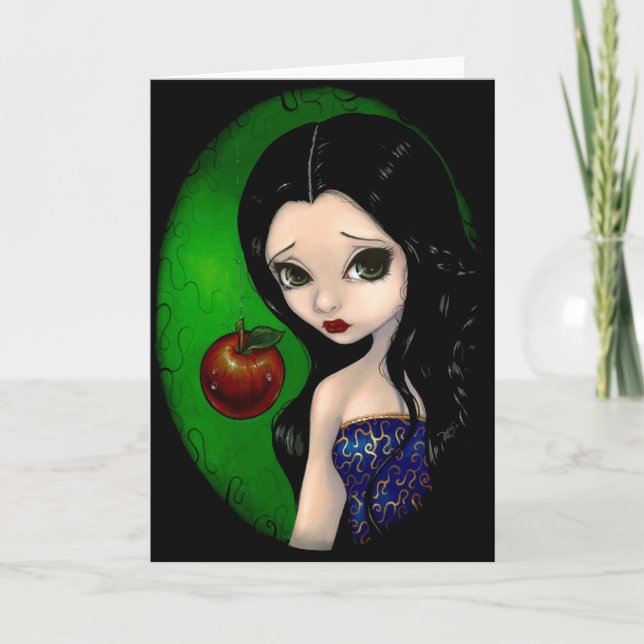 "Poisoned Apple" Greeting Card (Front)