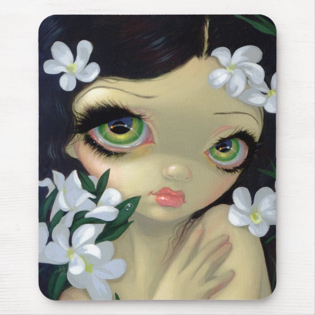 "Poisonous Beauties II: White Oleander" Mousepad (Front)
