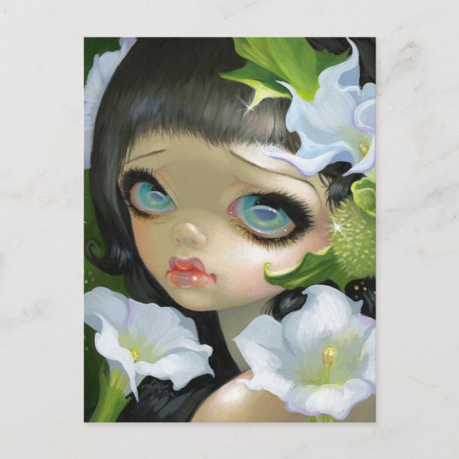 "Poisonous Beauties V: Datura" Postcard (Front)