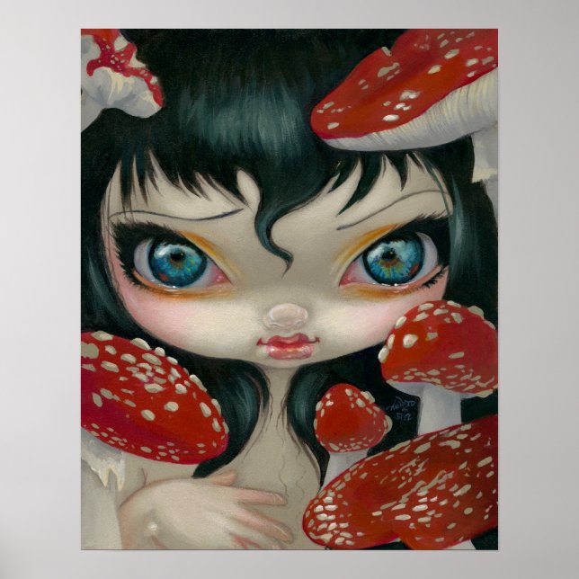 Poisonous Beauties VI:  Fly Agaric Mushroom PRINT (Front)