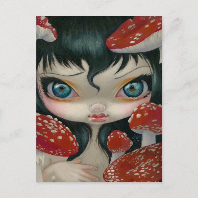 "Poisonous Beauties VI: Fly Agaric" Postcard (Front)