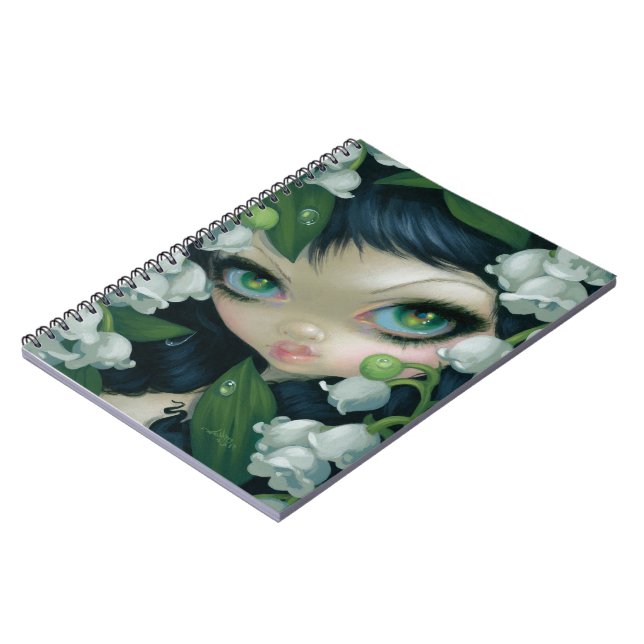 Poisonous Beauties XI: Lily of the Valley Notebook (Left Side)