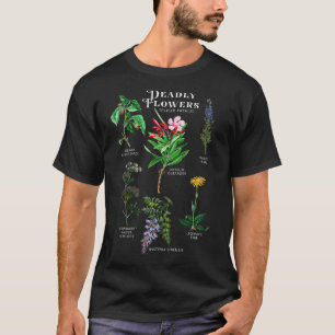 Poisonous Flowers Fleur Fatale Plant Halloween Gif T-Shirt