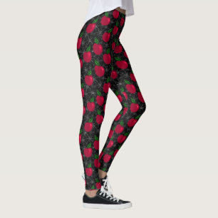 Poisonus Apples and spider webs Leggings