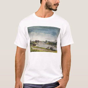 Poissy, from 'Views on the Seine', engraved by Tho T-Shirt