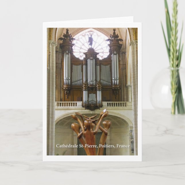 Poitiers Cathedral Card (Front)