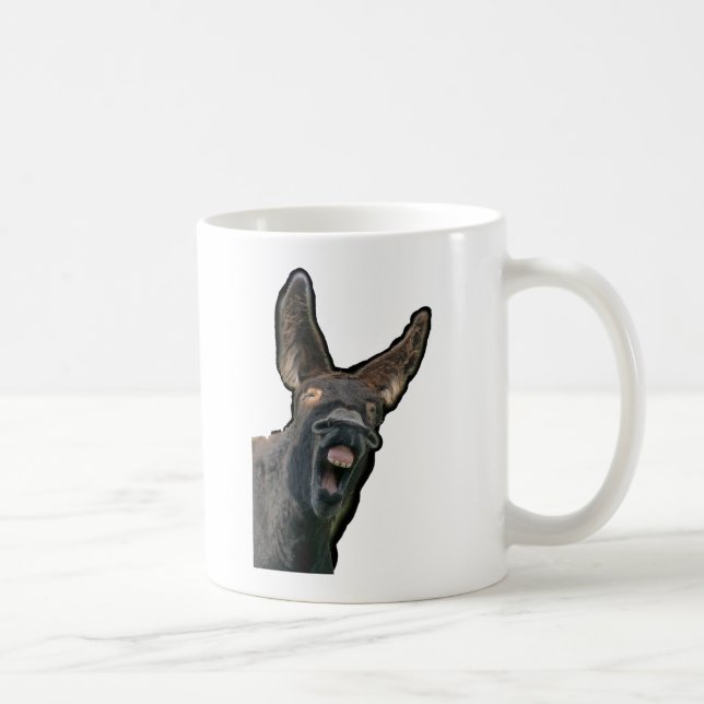 Poitou donkey coffee mug (Right)